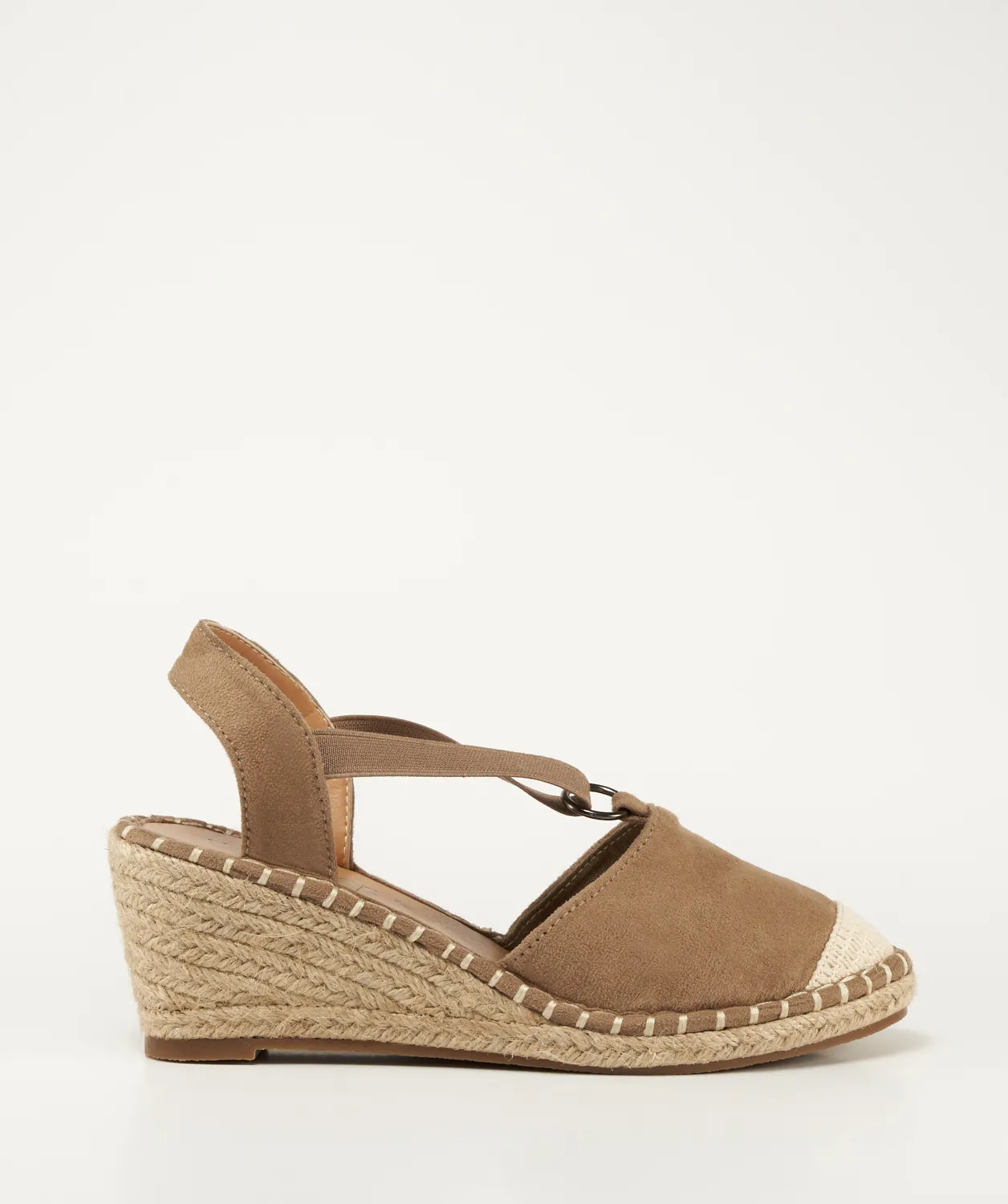taupe cuña Alpargata